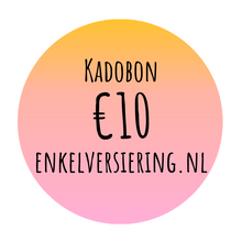 Afbeelding in Gallery-weergave laden, Kadobon Enkelversiering.nl