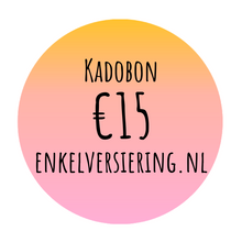 Afbeelding in Gallery-weergave laden, Kadobon Enkelversiering.nl