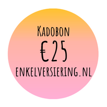 Afbeelding in Gallery-weergave laden, Kadobon Enkelversiering.nl
