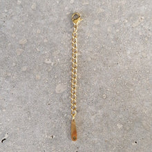 Afbeelding in Gallery-weergave laden, gouden verlengstukje met charm