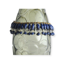 Afbeelding in Gallery-weergave laden, Enkelbandje Oeganda met bedels Paars of Geel