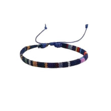 Afbeelding in Gallery-weergave laden, enkelbandje geweven Verstelbaar door middel van de schuifknoop