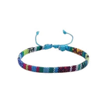 Afbeelding in Gallery-weergave laden, enkelbandje geweven Verstelbaar door middel van de schuifknoop