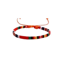 Afbeelding in Gallery-weergave laden, enkelbandje geweven Verstelbaar door middel van de schuifknoop