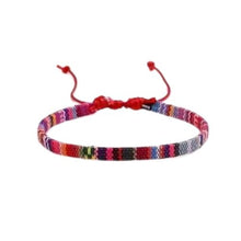 Afbeelding in Gallery-weergave laden, enkelbandje geweven Verstelbaar door middel van de schuifknoop