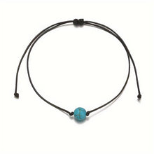 Afbeelding in Gallery-weergave laden, Enkelbandje Turquoise Kraal