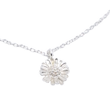 Afbeelding in Gallery-weergave laden, Enkelbandje 925s zilver met bloemetje