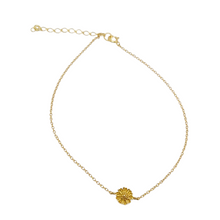 Afbeelding in Gallery-weergave laden, gouden enkelbandje bloem