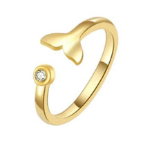 Afbeelding in Gallery-weergave laden, Teenring fishtale, goud of zilverkleurig
