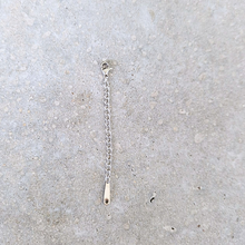 Afbeelding in Gallery-weergave laden, zilver rvs verlengstukje met charm