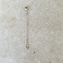 Afbeelding in Gallery-weergave laden, zilver verlengstukje met druppel
