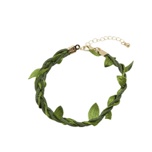 Afbeelding in Gallery-weergave laden, enkelbandje leaf met gronde blaadjes