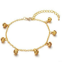 Afbeelding in Gallery-weergave laden, enkelbandje met belletjes goud