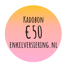 Afbeelding in Gallery-weergave laden, Kadobon Enkelversiering.nl
