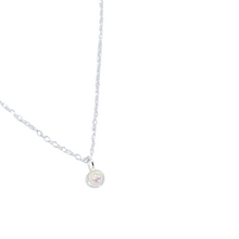 Afbeelding in Gallery-weergave laden, enkelbandje 925 s zilver met steentje white opal
