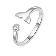 Afbeelding in Gallery-weergave laden, Teenring fishtale, goud of zilverkleurig
