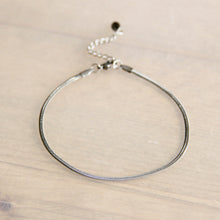 Afbeelding in Gallery-weergave laden, Enkelbandje rvs Flat Snake
