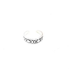 Afbeelding in Gallery-weergave laden, Teenring zilver stars and moon
